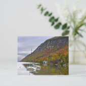 Zeilboten bij Rest op het meer van Willoughby, Ver Briefkaart (Staand voorkant)