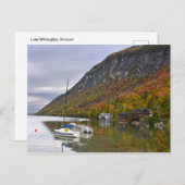 Zeilboten bij Rest op het meer van Willoughby, Ver Briefkaart (Voorkant / Achterkant)