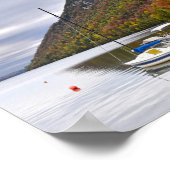 Zeilboten bij Rest op het meer van Willoughby, Ver Poster (Hoek)