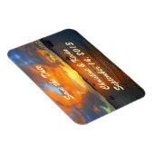 Zeilboten bij Sunset Save the Date Magnet Magneet (Rechterzijde)