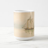 Zeilboten bij Zee Nautical Art van Louis Prang & C Koffiemok (Center)