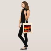 Zeilboten bij zonsondergang 3 tote bag (Voorkant (model))