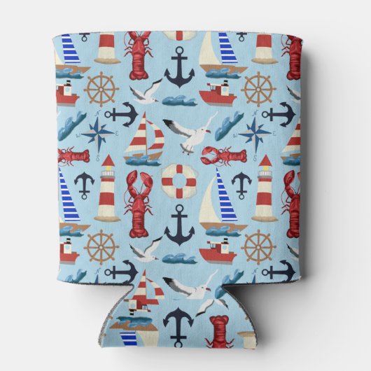 Zeilboten Blikjeskoeler (Achterkant)