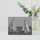 Zeilboten Briefkaart (Staand voorkant)