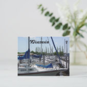 Zeilboten Briefkaart (Staand voorkant)