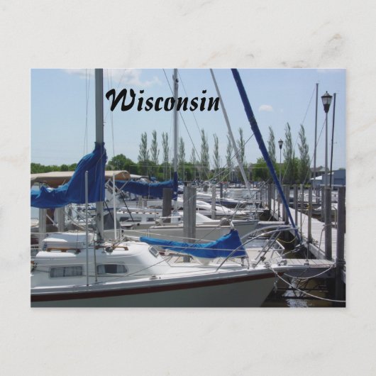 Zeilboten Briefkaart (Voorkant)