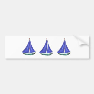 Zeilboten Bumpersticker