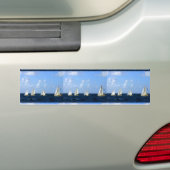 Zeilboten Bumpersticker (Op auto)
