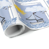 Zeilboten Cadeaupapier (Rol Hoek)