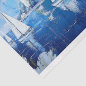 Zeilboten Collage Decoupage Tissuepapier (Detail)