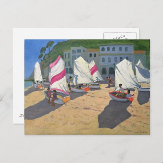 Zeilboten Costa Brava 1999 Briefkaart (Voorkant / Achterkant)