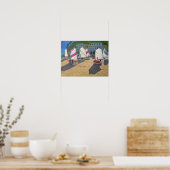 Zeilboten Costa Brava 1999 Poster (Keuken)