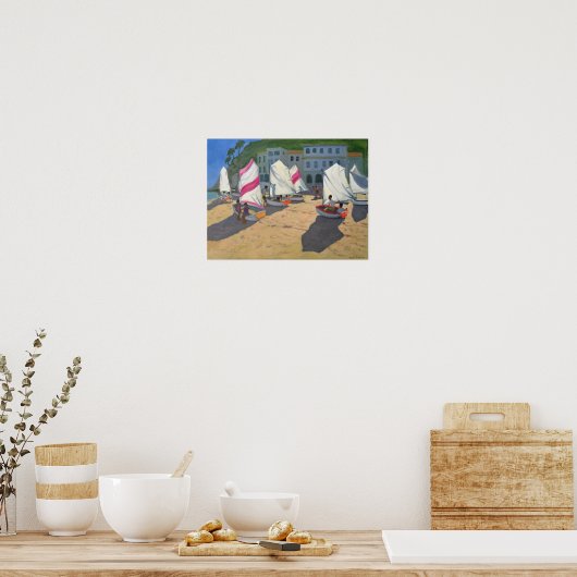 Zeilboten Costa Brava 1999 Poster (Keuken)