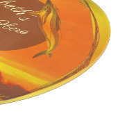 Zeilboten en dolfijnen - Zonneet 1300 Snijplank (Hoek)