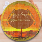 Zeilboten en dolfijnen - Zonneet 1300 Snijplank