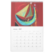 Zeilboten en zeekarakter kalender (Jan 2027)