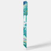 Zeilboten en Zeewezens Abstract Strand Kunst Case-Mate iPhone Case (Achterkant / Rechts)