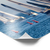 Zeilboten Enter Channel - Marina Del Rey, CA Foto Afdruk (Hoek)