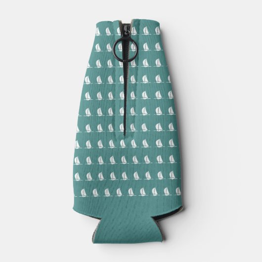 Zeilboten Flesjeskoeler (Achterkant)