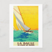 zeilboten Frans Briefkaart (Voorkant)