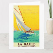  zeilboten Frans Briefkaart (Voorkant)