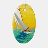  Zeilboten Frans Reizen Ornament (Rechts)