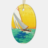  Zeilboten Frans Reizen Ornament (Links)
