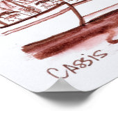 Zeilboten gesleept in de haven | Cassis, Frankrijk Poster (Hoek)