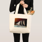 Zeilboten Grote Tote Bag (Voorkant (product))