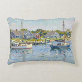 Zeilboten Impressionisme New England Accent Kussen