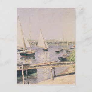 zeilboten in Argenteuil, c.1888 Briefkaart