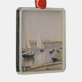 zeilboten in Argenteuil, c.1888 Metalen Ornament (Rechts)