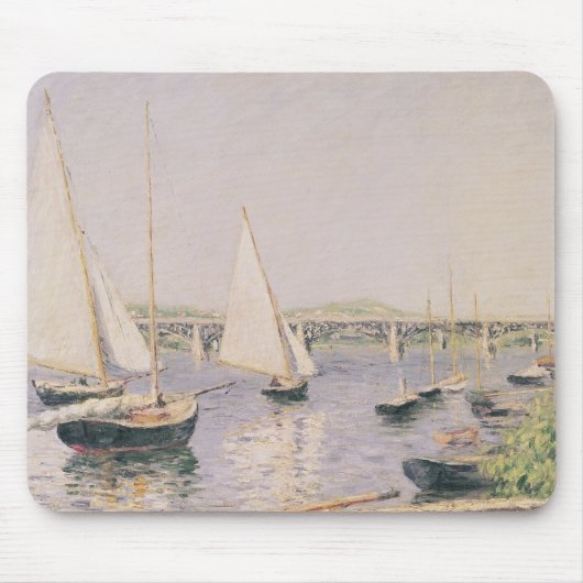 zeilboten in Argenteuil, c.1888 Muismat (Voorkant)