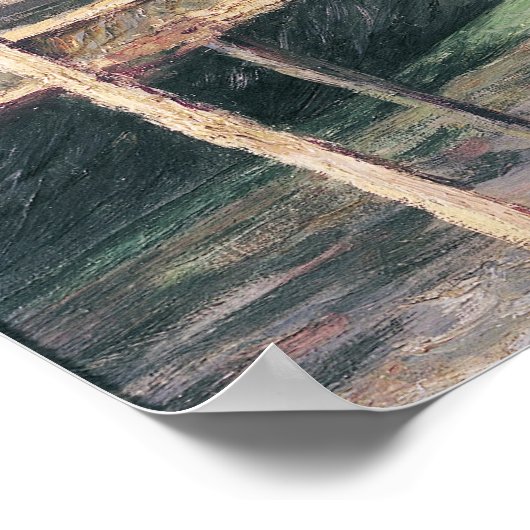 zeilboten in Argenteuil, c.1888 Poster (Hoek)