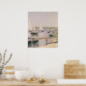 zeilboten in Argenteuil, c.1888 Poster (Keuken)