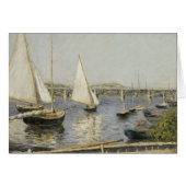 Zeilboten in Argenteuil door Gustave Caillebotte (Voorkant Horizontaal)