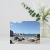 Zeilboten in de Baden, BVI Briefkaart (Staand voorkant)