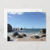 Zeilboten in de Baden, BVI Briefkaart (Voorkant / Achterkant)