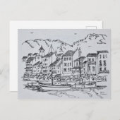 Zeilboten in de haven | Cassis, Frankrijk Briefkaart (Voorkant / Achterkant)