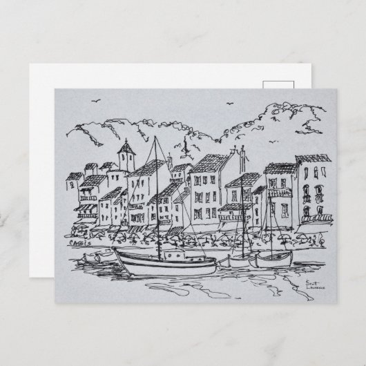 Zeilboten in de haven | Cassis, Frankrijk Briefkaart (Voorkant / Achterkant)
