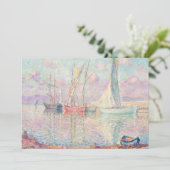 Zeilboten in de haven van Saint-Tropez | Henri Leb (Staand voorkant)