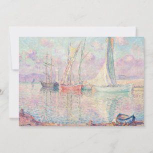 Zeilboten in de haven van Saint-Tropez   Henri Leb
