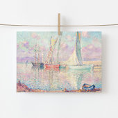 Zeilboten in de haven van Saint-Tropez | Henri Leb Kaart