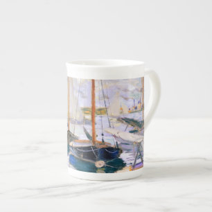 Zeilboten in de Seine bij Petit Claude Monet Porselein Kop