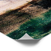 Zeilboten in de Seine bij Petit Claude Monet Poster (Hoek)