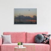 Zeilboten in de Sunset Tropical Seascape Canvas Afdruk (Insitu (Woonkamer))