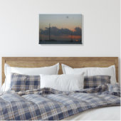 Zeilboten in de Sunset Tropical Seascape Canvas Afdruk (Insitu (Slaapkamer))