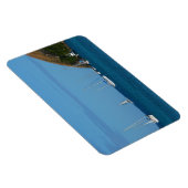 Zeilboten in de witte en blauwe zee magneet (Rechterzijde)