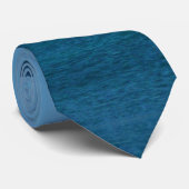 Zeilboten in de witte en blauwe zee stropdas (Opgerold)