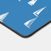 Zeilboten in diep blauw Zee - Regatta Sailships Bureaumat (Hoek)